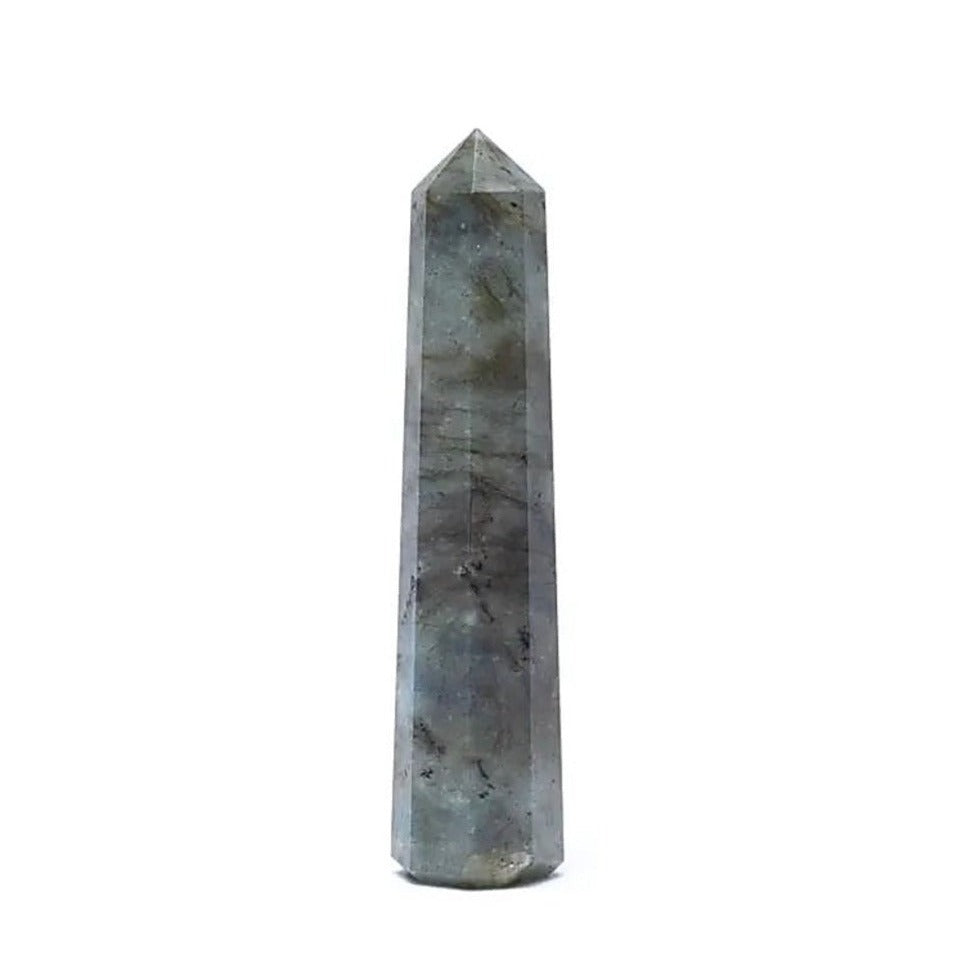 Labradorit-Obelisk ±7,5-10cm