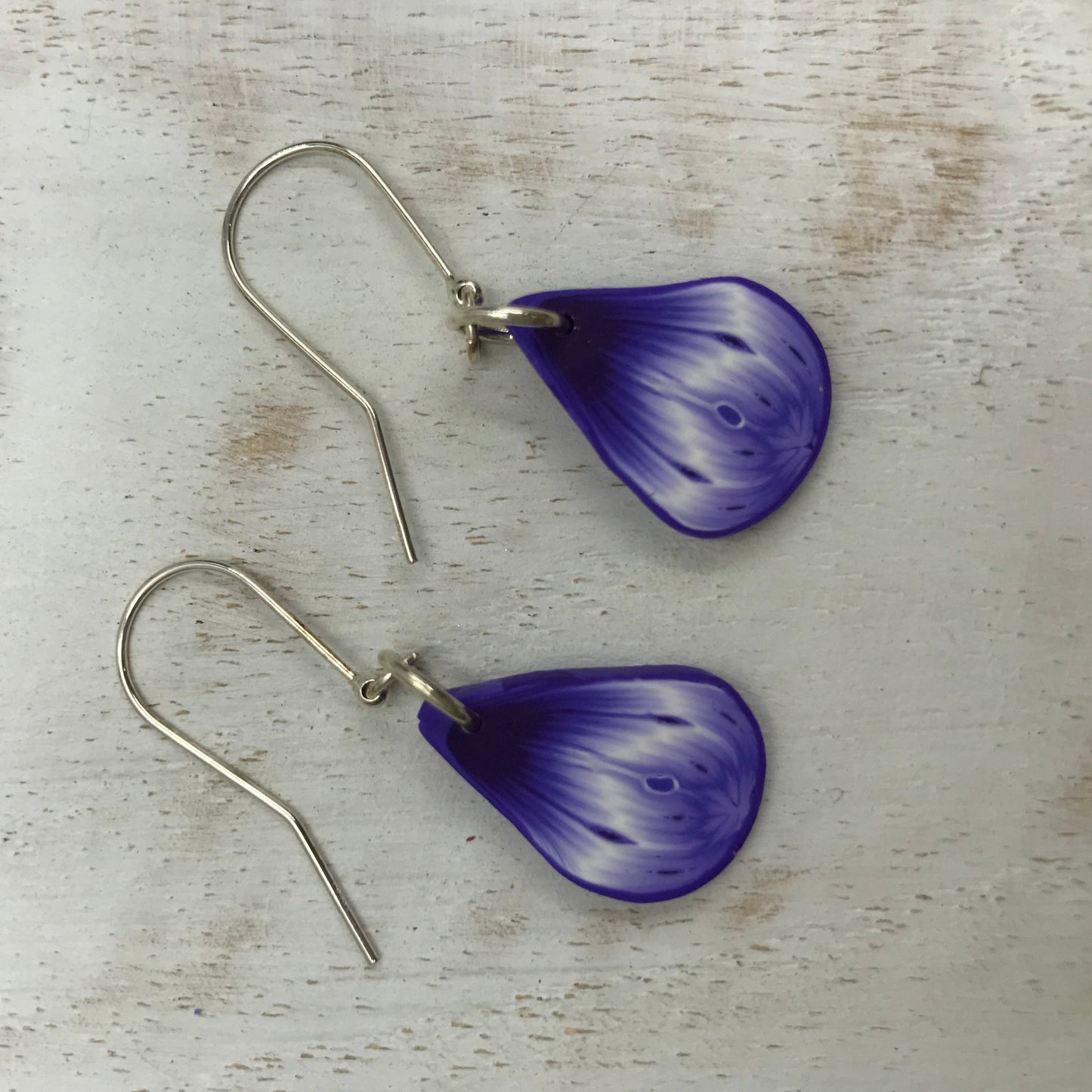 “Nerea” 925 STERLING SILVER - handmade Earring drops - by Stephanie Fraselle - Artisan Jewellery Design