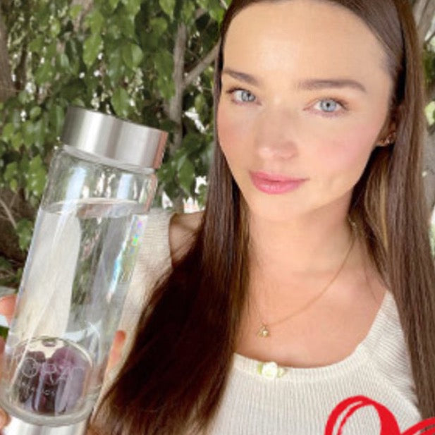 VitaJuwel VIA Love gem-water bottle. 500ml capacity