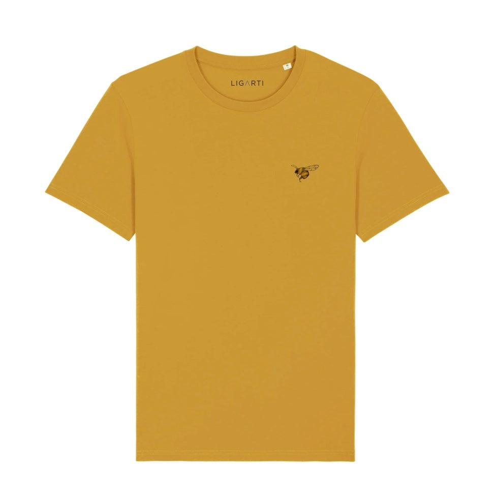 Best Organic Super Soft unisex T-shirt -hand printed Bumble Bee