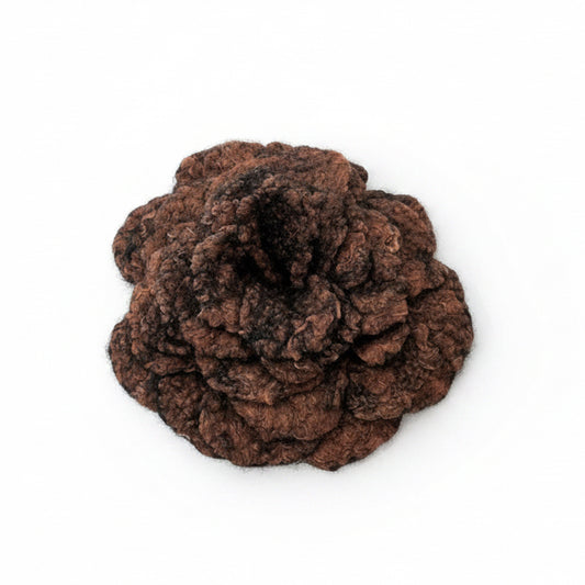 Flower Pin | Brooch | Handmade Merino Wool