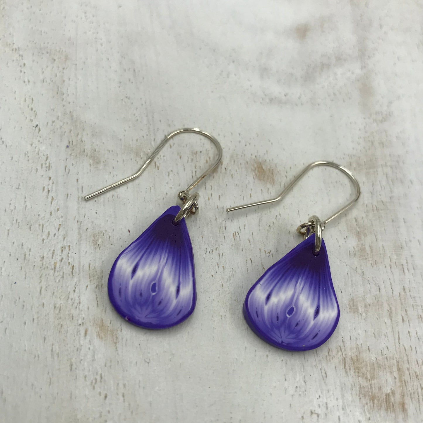 “Nerea” 925 STERLING SILVER - handmade Earring drops - by Stephanie Fraselle - Artisan Jewellery Design