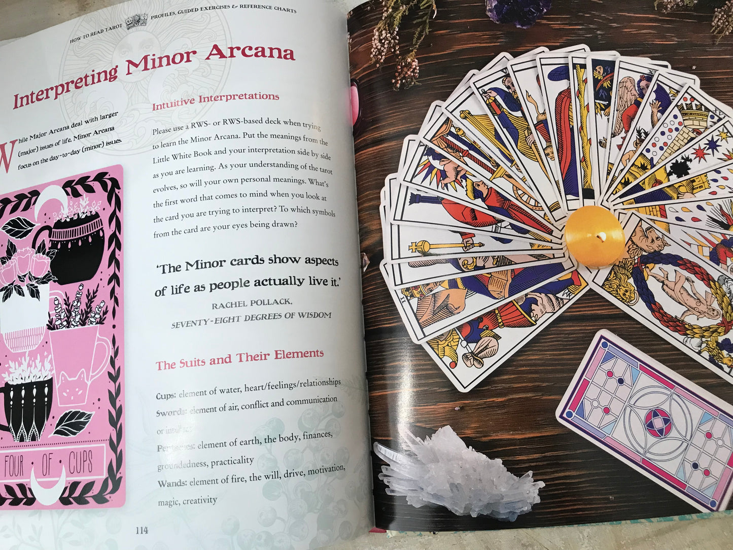 How to read Tarot - Profiles, Guided Exercises and Reference Charts by Hilary Parry Haggerty