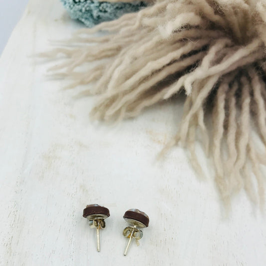 “Beaches” 925 STERLING SILVER - handmade Earring studs - by Stephanie Fraselle - Artisan Jewellery Design