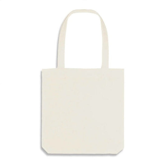 Jute bag - The Raccoon Magician - RECYCLED cotton.