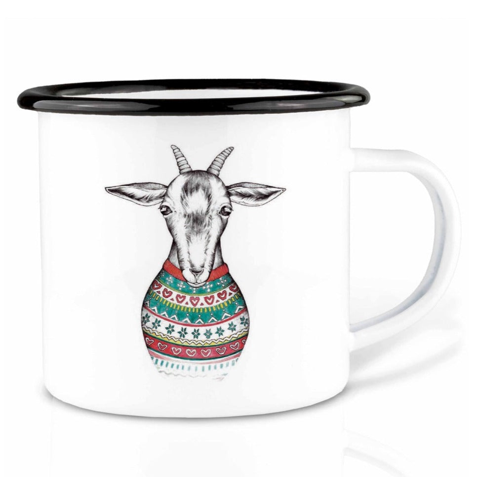 Enamel cup - The G O A T