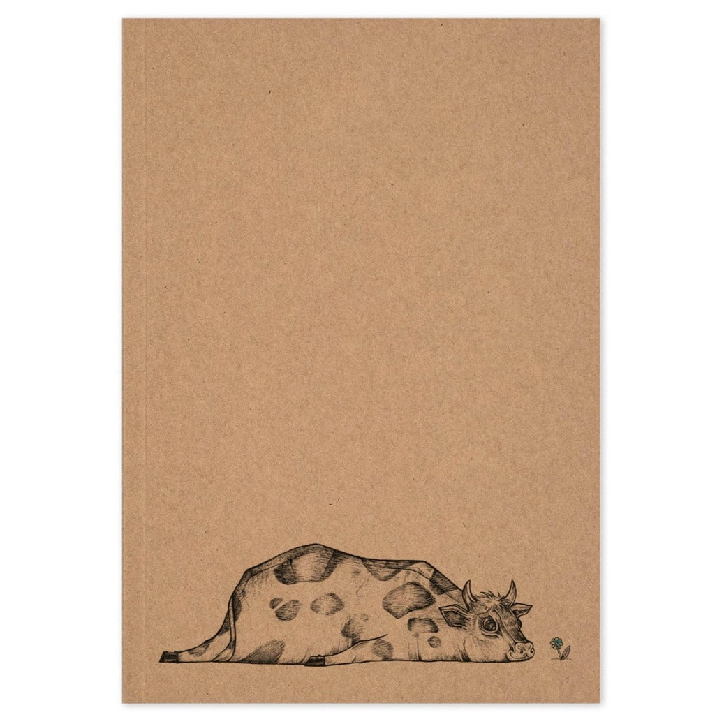 Notebook - Rita the Cow - RECYCLED PAPER