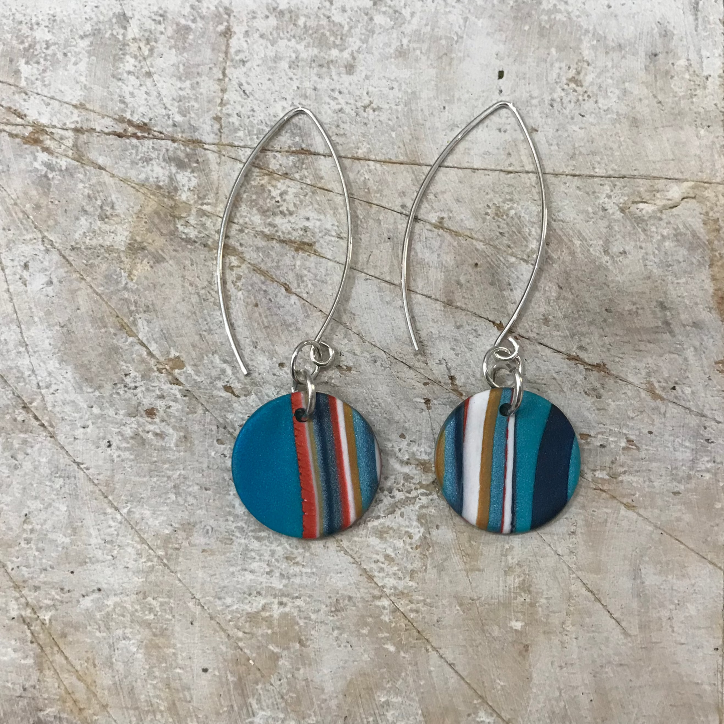 “Moroccan Spice ” 925 STERLING SILVER - handmade Earring drops - by Stephanie Fraselle - Artisan Jewellery Design