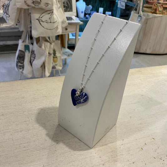 Marégraphie -sculpted Bloom Mini heart by Stephanie Fraselle - Artisan Jewellery Design