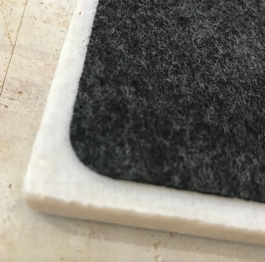 Natural stone art tile " Natalia the Fox "