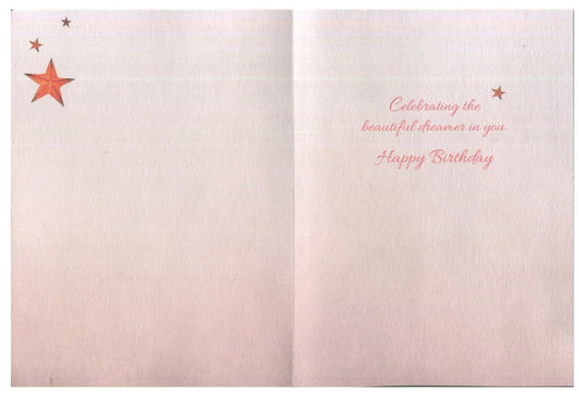 Key To The Stars Greeting Card (Birthday)