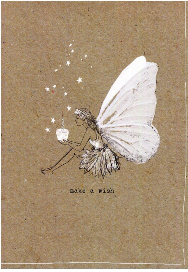 Make a Wish — Fairy Happy Greeting Card (Birthday)