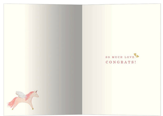 Sweet Baby Girl Greeting Card (New Baby)