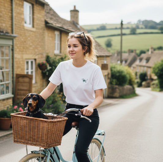 Best Organic Super Soft unisex T-shirt - Daschund-Sausage dog-motif