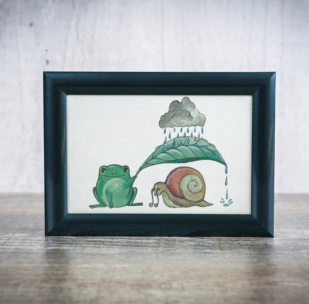 Postcard - Raining - Under The Weather