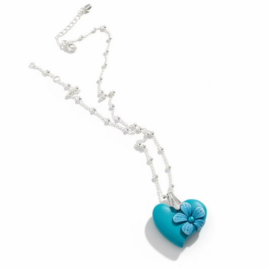 Mini heart | Bloom | Tranquility |Aqua Pearl
