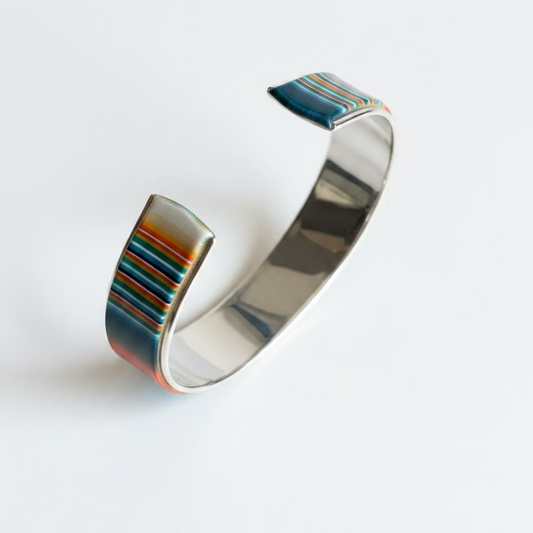 Brazalete tipo brazalete “Moroccan Spice” de Stephanie Fraselle - Diseño de joyería artesanal