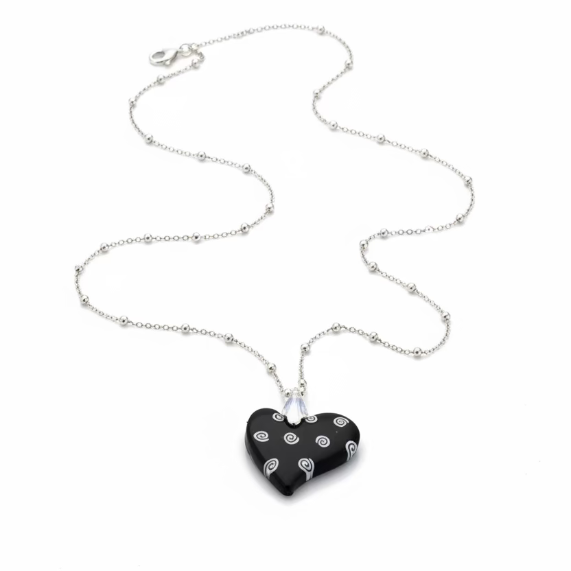 Mini heart | Monochrome | Swirls