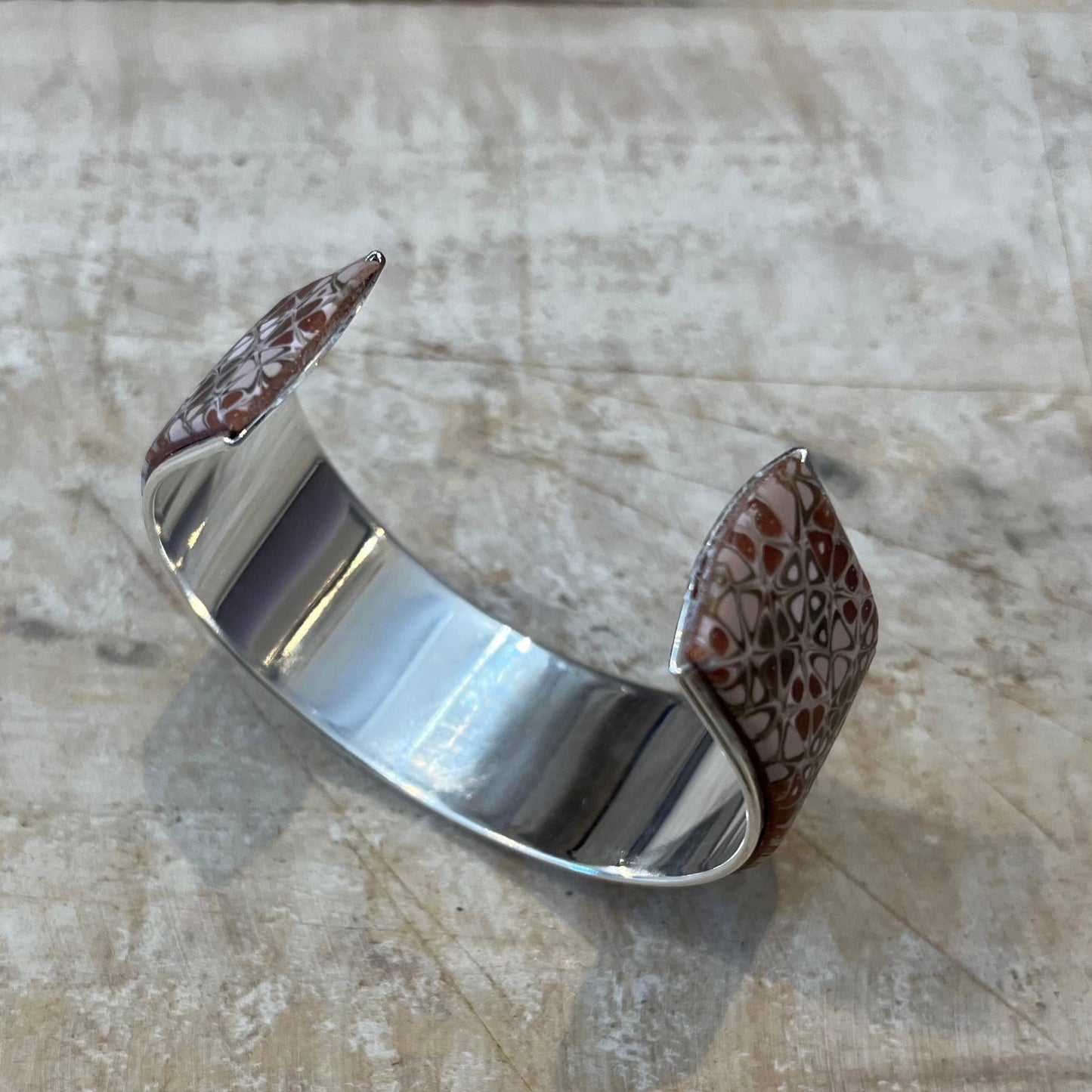 ¨Gilded rose¨bracelet cuff by Stephanie Fraselle