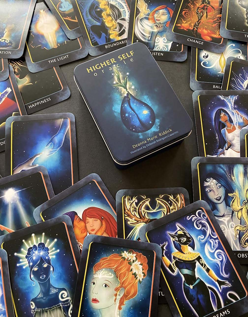 Higher Self Oracle- By Deanna Marie Riddick - Illustrated by Deborah Rodriguez-Capacetti