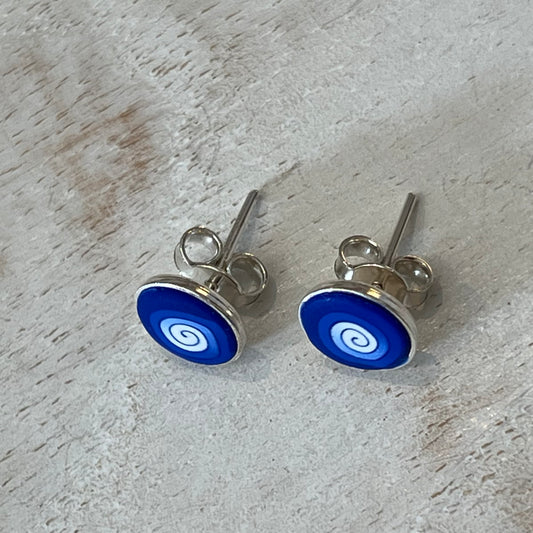 „Strände“ 925 STERLING SILBER - handgefertigte Ohrstecker - von Stephanie Fraselle - Kunstvolles Schmuckdesign