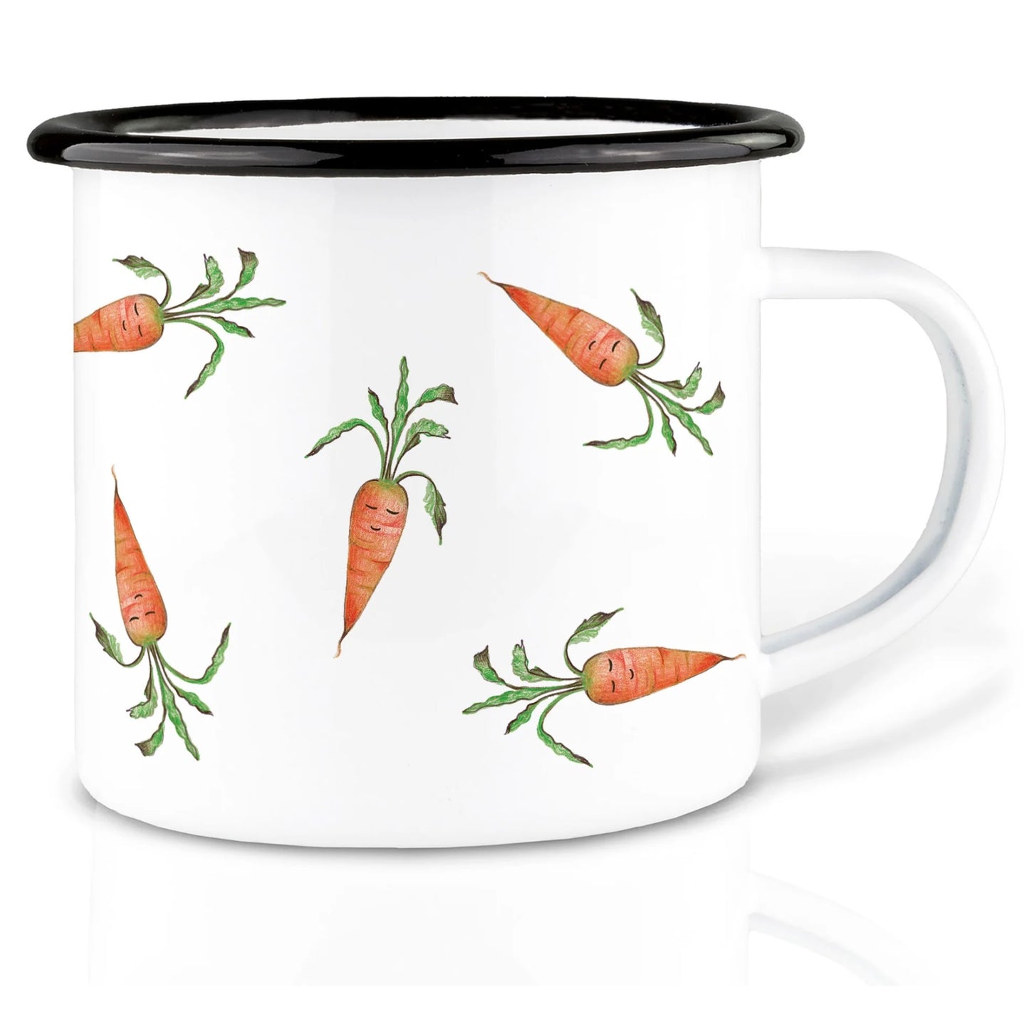 Enamel cup - Carrots