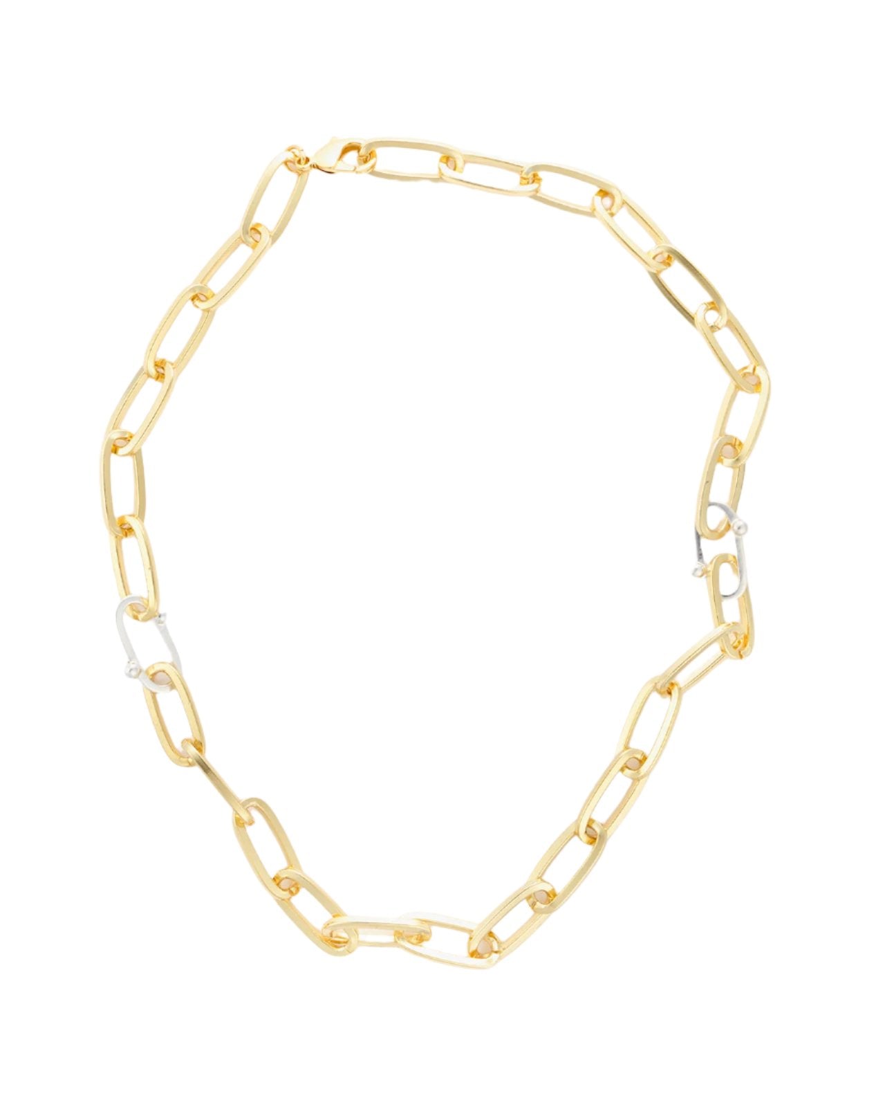Short Geometrics links necklace