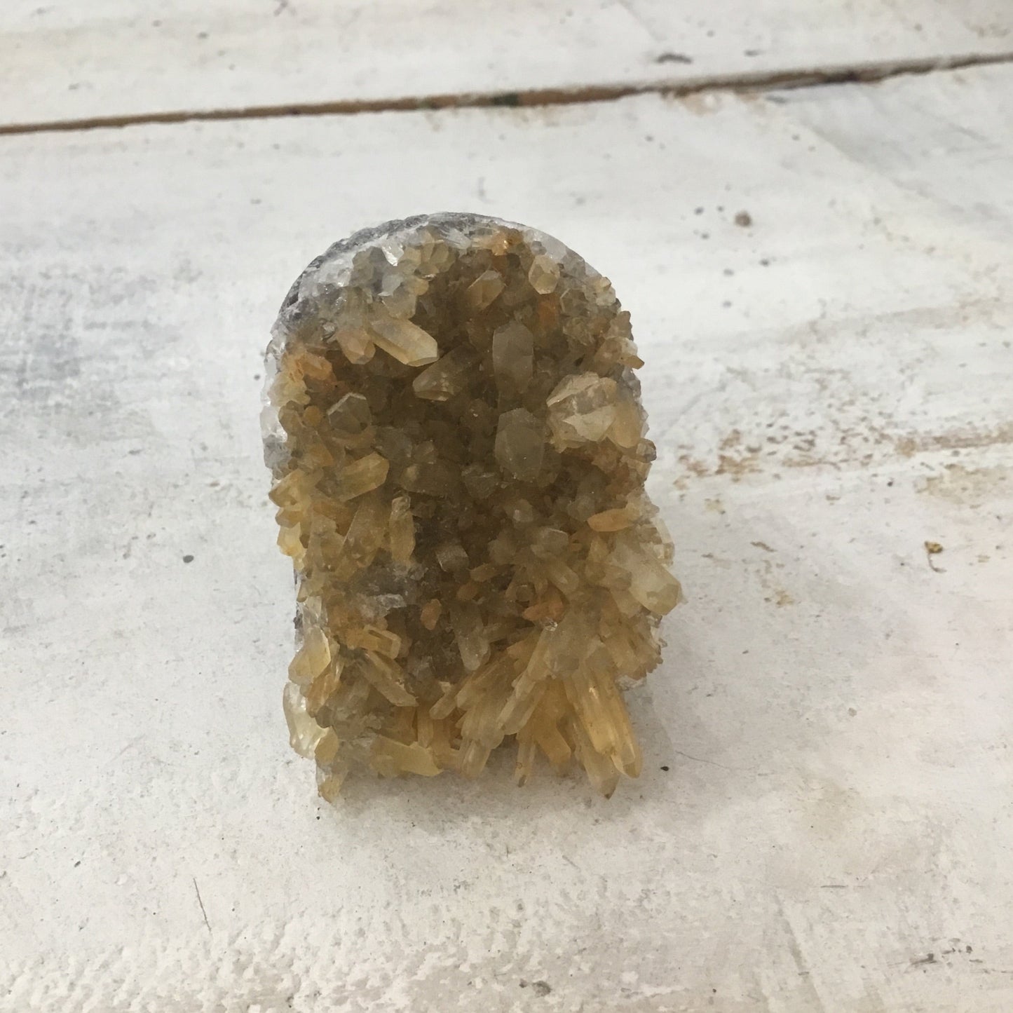 Smoky Quartz Natural gemstone hand carved shamanic Hedgehog.