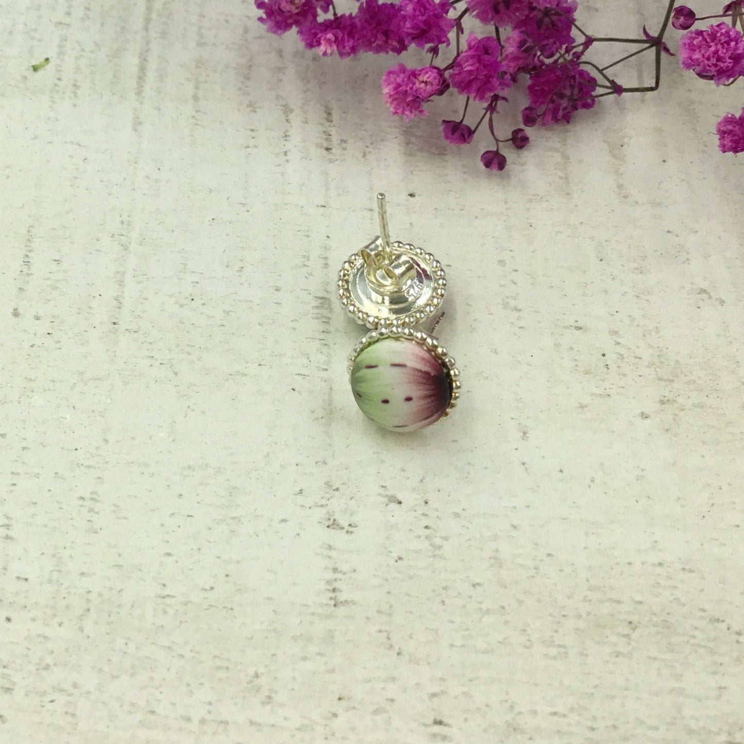 „Enchanted Garden“ 925 STERLING SILBER OHRRINGE - handgefertigt - von Stephanie Fraselle - Kunstvolles Schmuckdesign