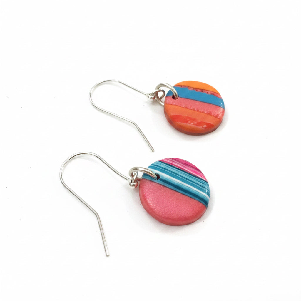 „Tropical Fizz“ 925 STERLING SILBER – handgefertigte Ohrhänger – von Stephanie Fraselle – Kunstvolles Schmuckdesign