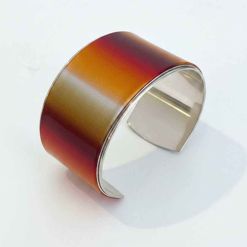 Brazalete brazalete “Golden” de Stephanie Fraselle – Diseño de joyería artesanal
