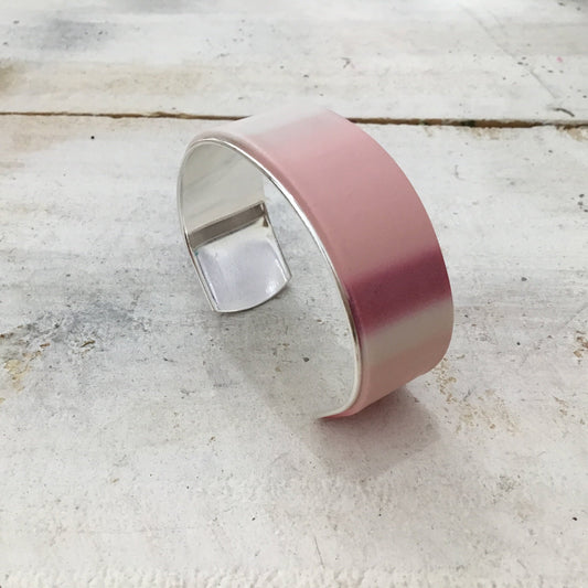 “ Blush Pink ” Bracelet cuff by Stephanie Fraselle - Artisan Jewellery Design
