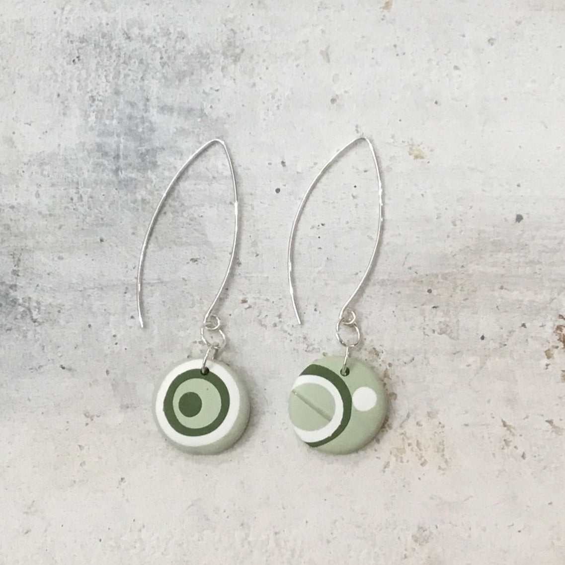 Laurisilva “Universe ” 925 STERLING SILVER - handmade Earring drops - by Stephanie Fraselle - Artisan Jewellery Design