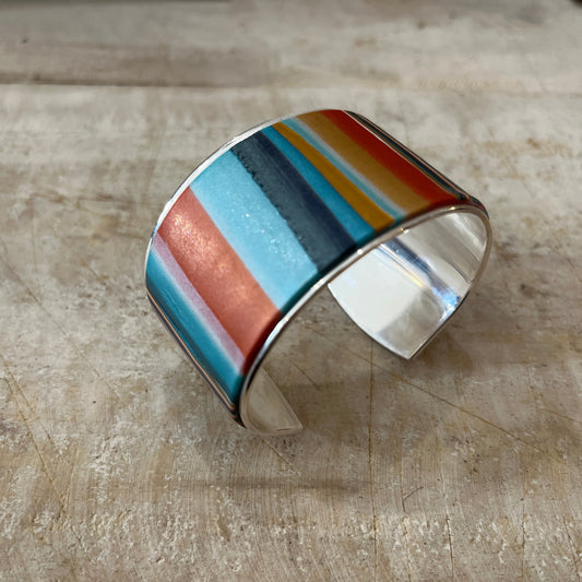 “Moroccan Spice” Bracelet cuff by Stephanie Fraselle - Artisan Jewellery Design