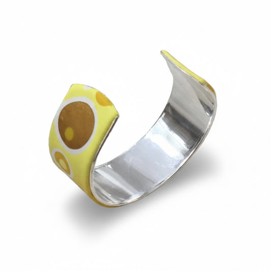 Blühendes, wunderbares Manschettenarmband „Universum“ von Stephanie Fraselle – Kunstvolles Schmuckdesign