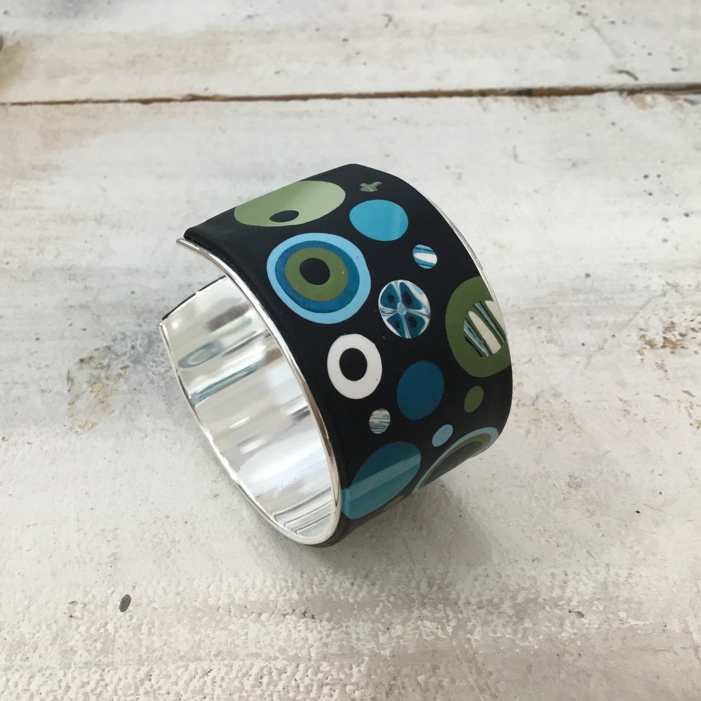 Carolina “ Universe ” Bracelet cuff by Stephanie Fraselle - Artisan Jewellery Design