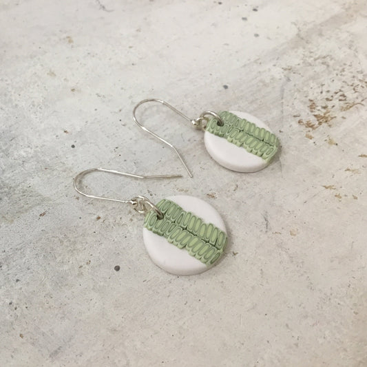 “Laurisilva” 925 STERLING SILVER - handmade Earring drops - by Stephanie Fraselle - Artisan Jewellery Design