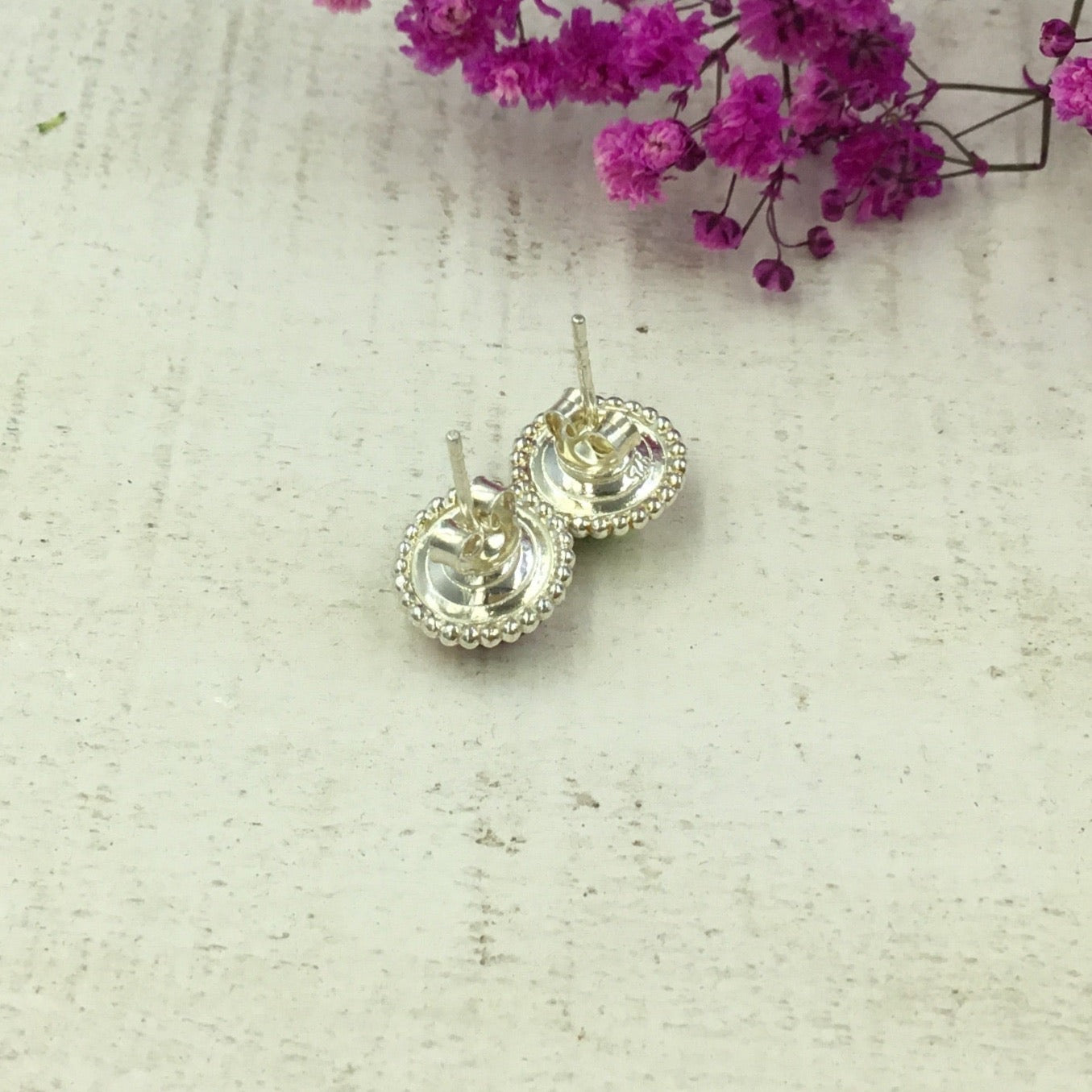 „Enchanted Garden“ 925 STERLING SILBER OHRRINGE - handgefertigt - von Stephanie Fraselle - Kunstvolles Schmuckdesign