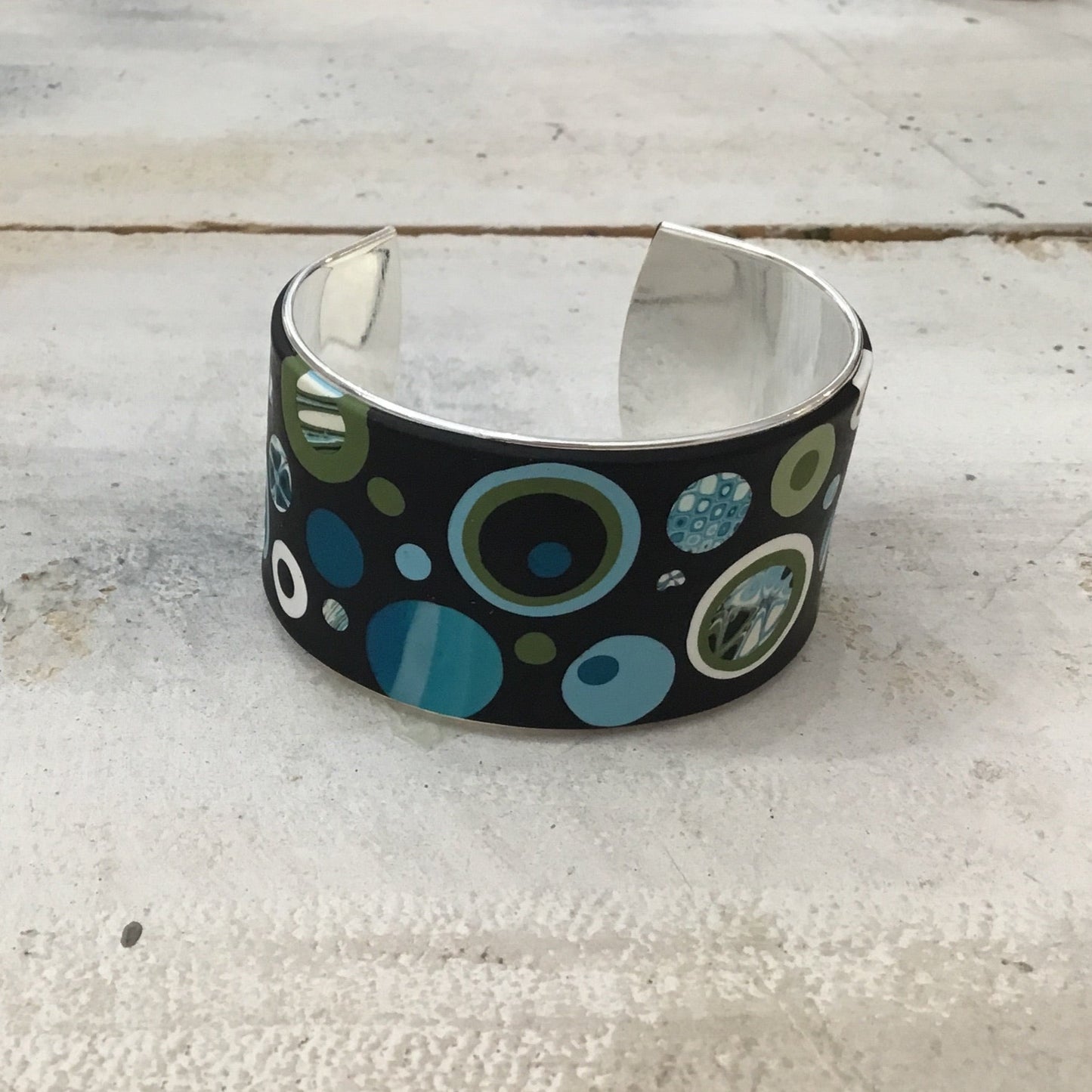 Carolina “ Universe ” Bracelet cuff by Stephanie Fraselle - Artisan Jewellery Design