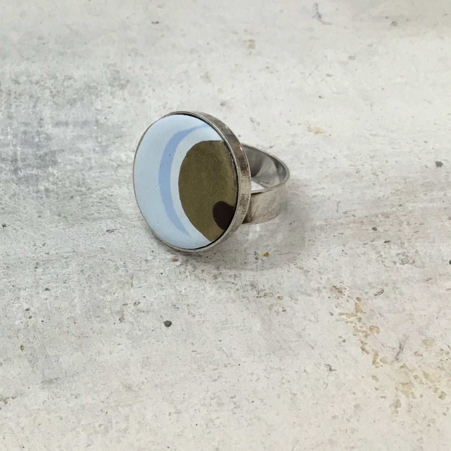 Beaches “Universe” Round Adjustable ring by Stephanie Fraselle - Artisan Jewellery Design
