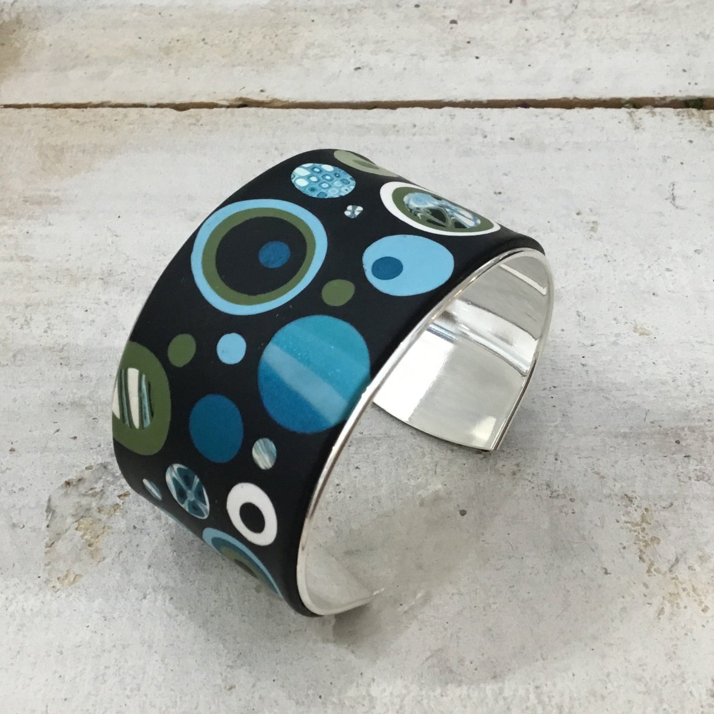 Carolina “ Universe ” Bracelet cuff by Stephanie Fraselle - Artisan Jewellery Design
