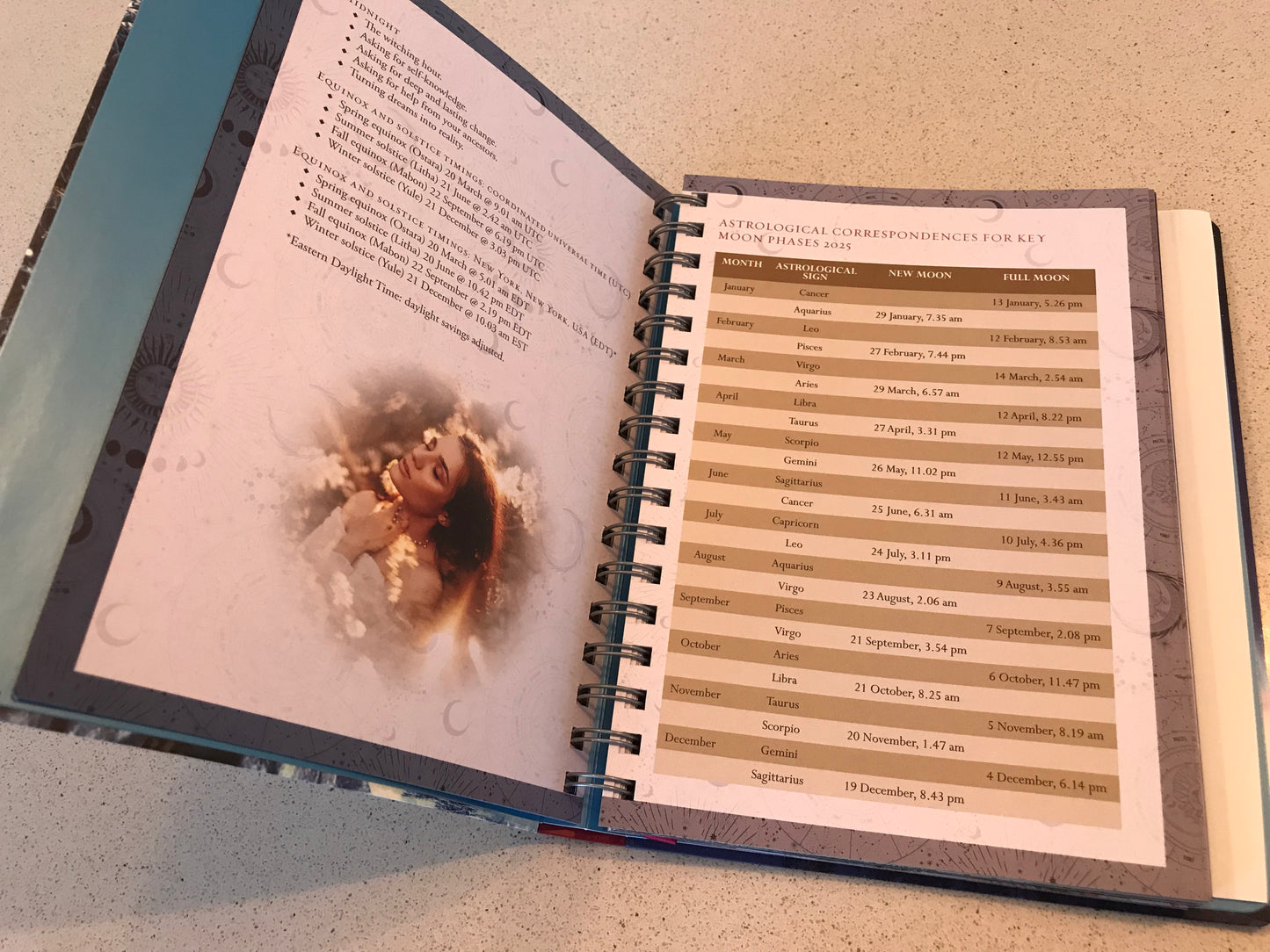2025 Lunar & Seasonal Diary - Southern Hemisphere by Stacey DeMarco