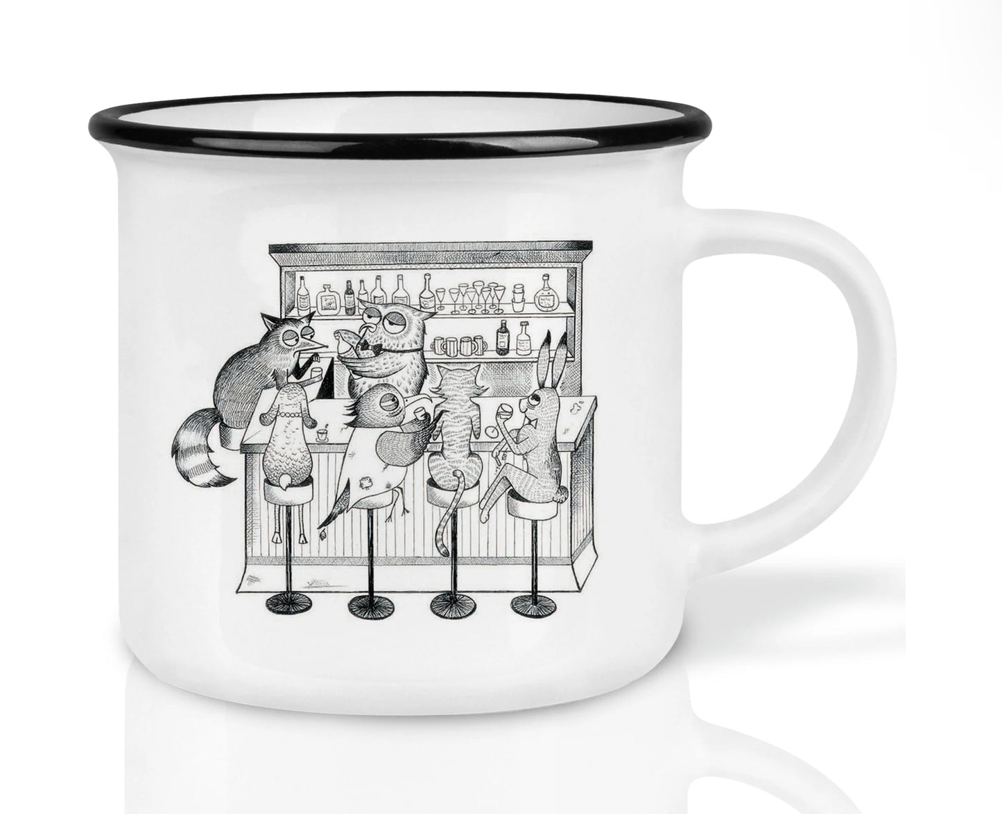 Hochwertige Keramiktasse - Animal Bar