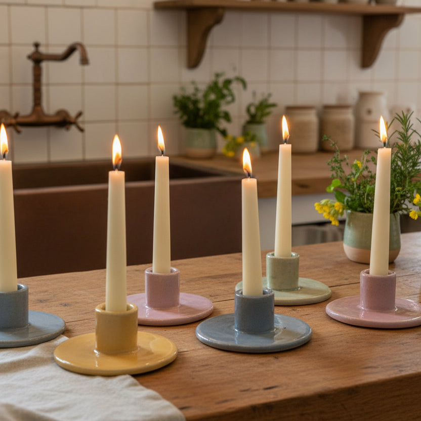 Handmade Ceramic Artisan Candle Holder