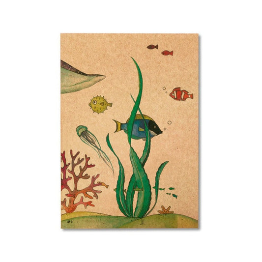 Notebook - Underwater World  - RECYCLED PAPER