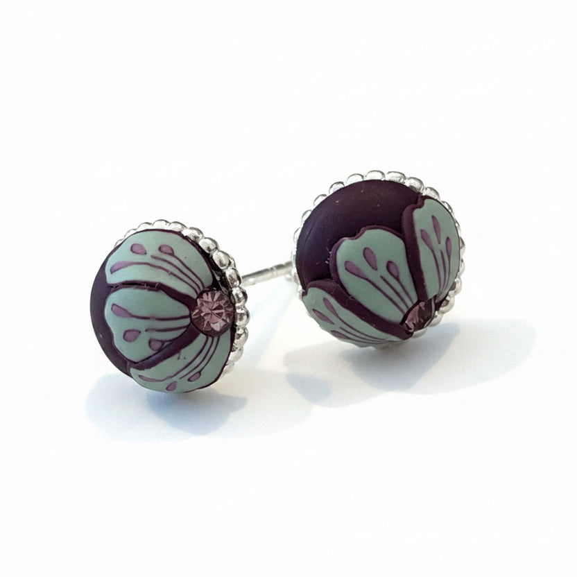 Sanctuary | Stud Earrings 8mm | Floral