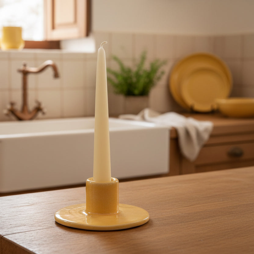 Handmade Ceramic Artisan Candle Holder