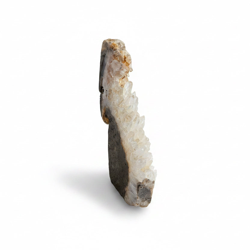 Druzy Quartz Hand Carved Eagle