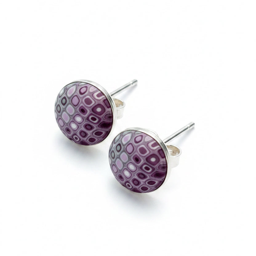Sanctuary | Stud Earrings 8mm |Mosaic