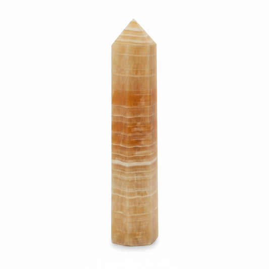 Orange Calcite Obelisk